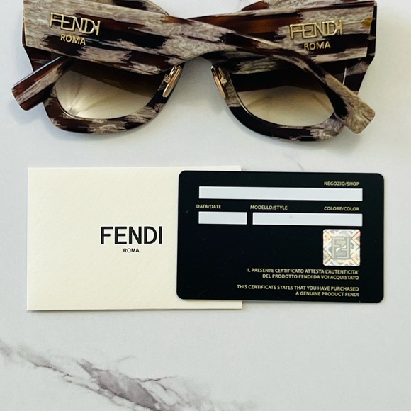 Fendi Python Sunglasses - Picture 5 of 9